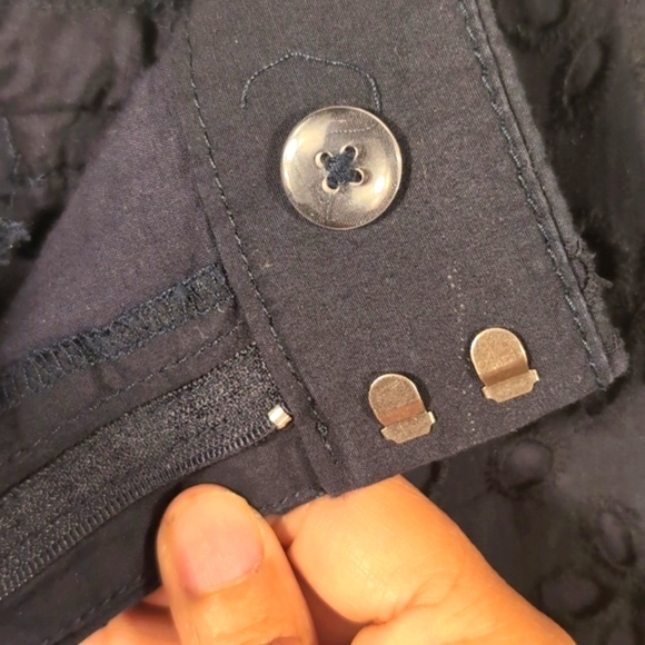 Old Navy Diva Navy eyelet Pants Size 14 New with tags - Picture 11 of 16